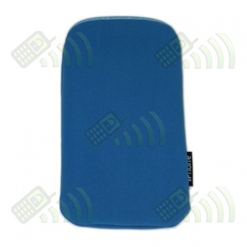 Funda Neopreno Azul iPhone 12,5x7cm