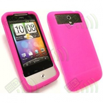 Funda Silicona HTC Legend Rosa