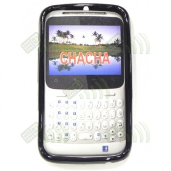 Funda Gel Silicona HTC ChaChaCha Negra