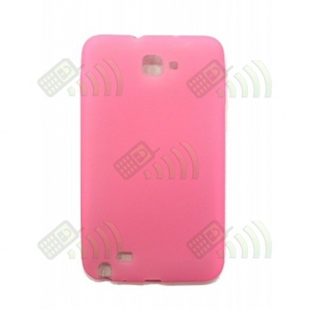 Funda Silicona Gel Samsung Galaxy Note i9220/n7000 Rosa