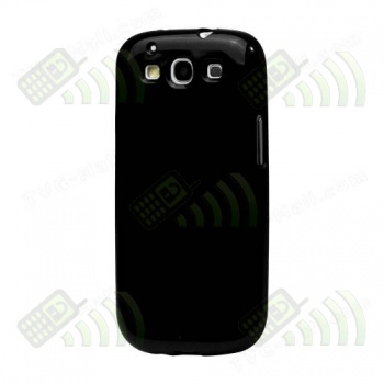 Funda GEL silicona Samsung galaxy S3 i9300 negra brillo