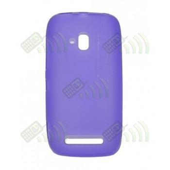 Funda TPU Morada para Nokia Lumia 610