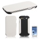 Funda Solapa Samsung S3 i9300 Blanca y Negra